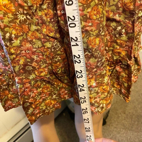 Wild Fable Floral Off Shoulder Comfortable Summer Beach Mini Dress Women Size S - Picture 5 of 5